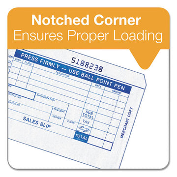 TOPS™ Credit Card Sales Slip, Three-part Carbonless, 7.78 X 3.25, 1-page, 100 Forms freeshipping - TVN Wholesale